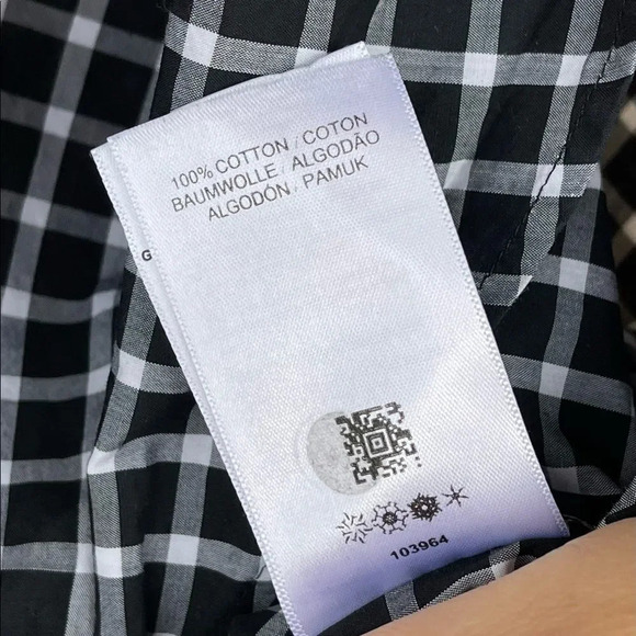 FRED PERRY Checkered Plaid size small - Picture 9 of 11